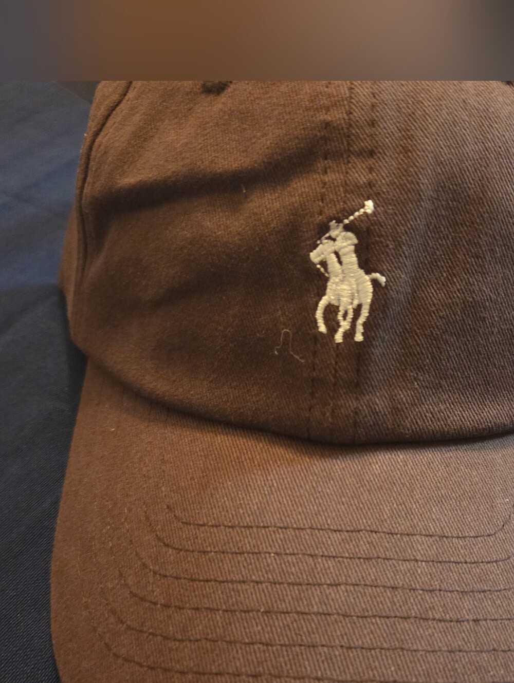 Polo Ralph Lauren Chocolate Brown Adjustable Dad Hat - Picture 5 of 8